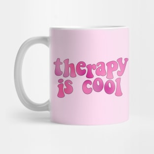 Therapy is Cool Pink Mug